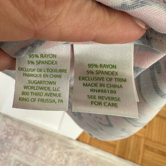 Lilly Pulitzer Carlotta Stretch Shift Dress Nauti Navy Boho Bateau, Size 0, NWOT - Picture 7 of 8